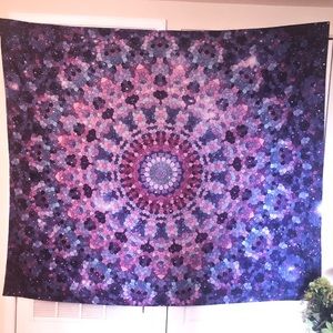 🌼 Society6 Purple Aztec Mandela Tapestry